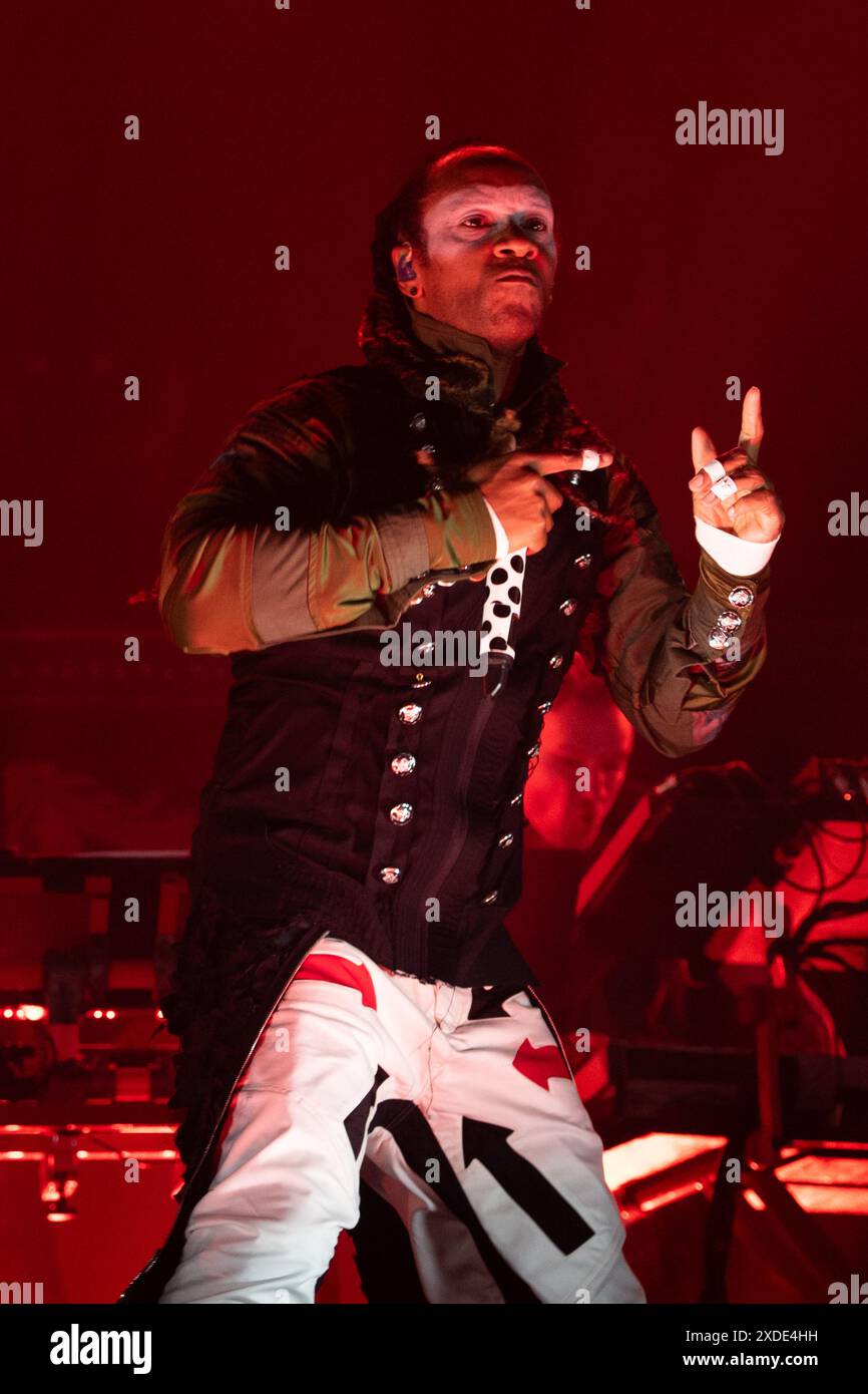 The Prodigy Headline the Main Stage at The Isle Of Wight Festival 2024