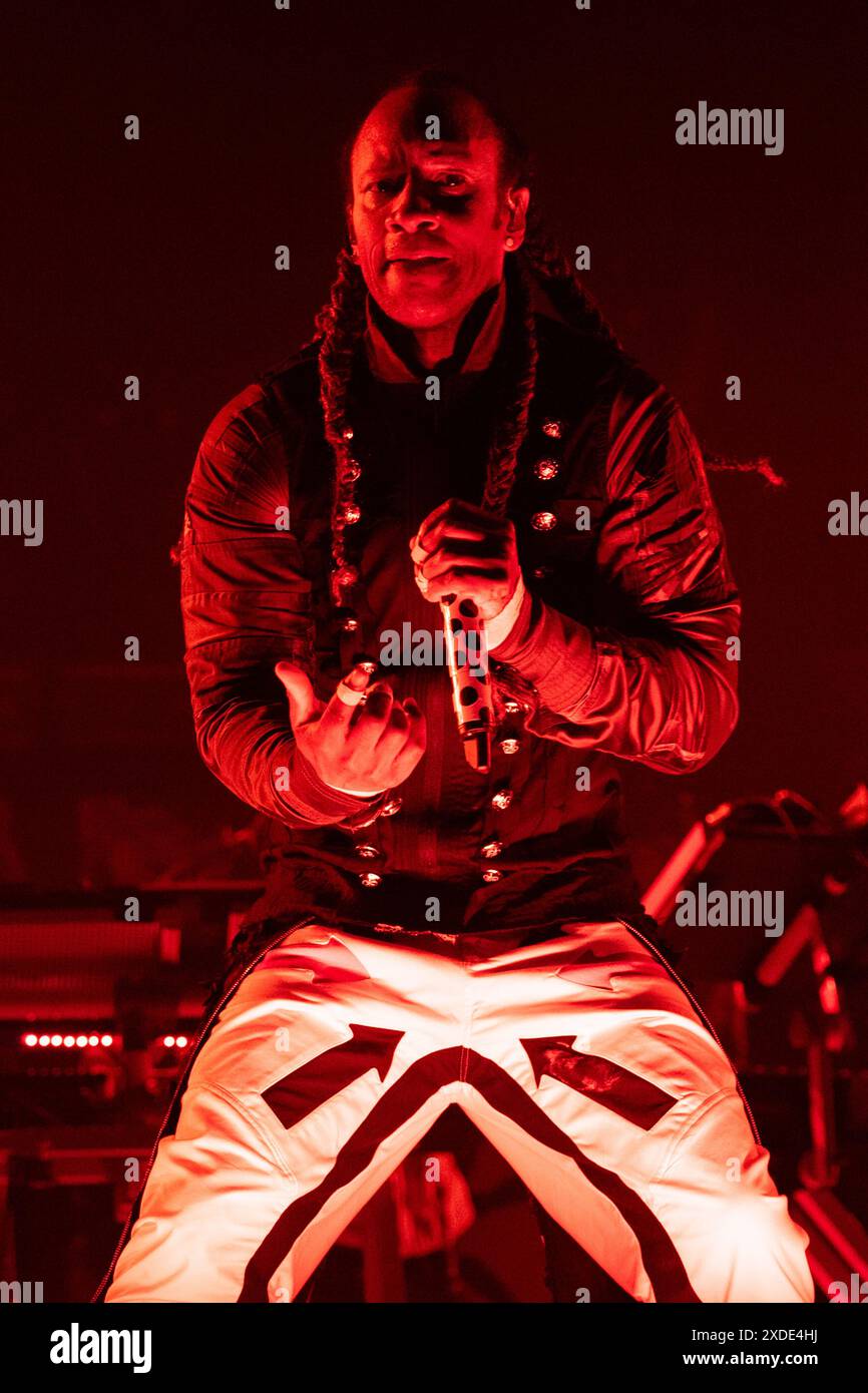 The Prodigy Headline the Main Stage at The Isle Of Wight Festival 2024