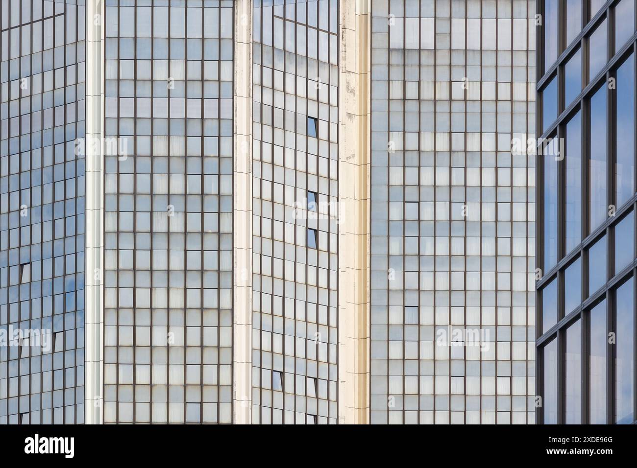 Glass facade of a modern house. Stock Photo