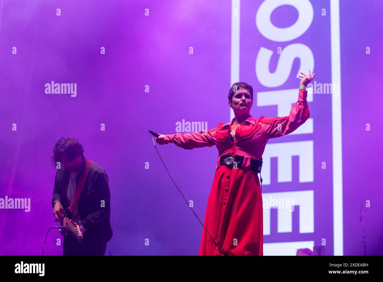 Prague Czech Republic 20th June 2024 Singer Sian Evans From British prague-czech-republic-20th-june-2024-singer-sian-evans-from-british