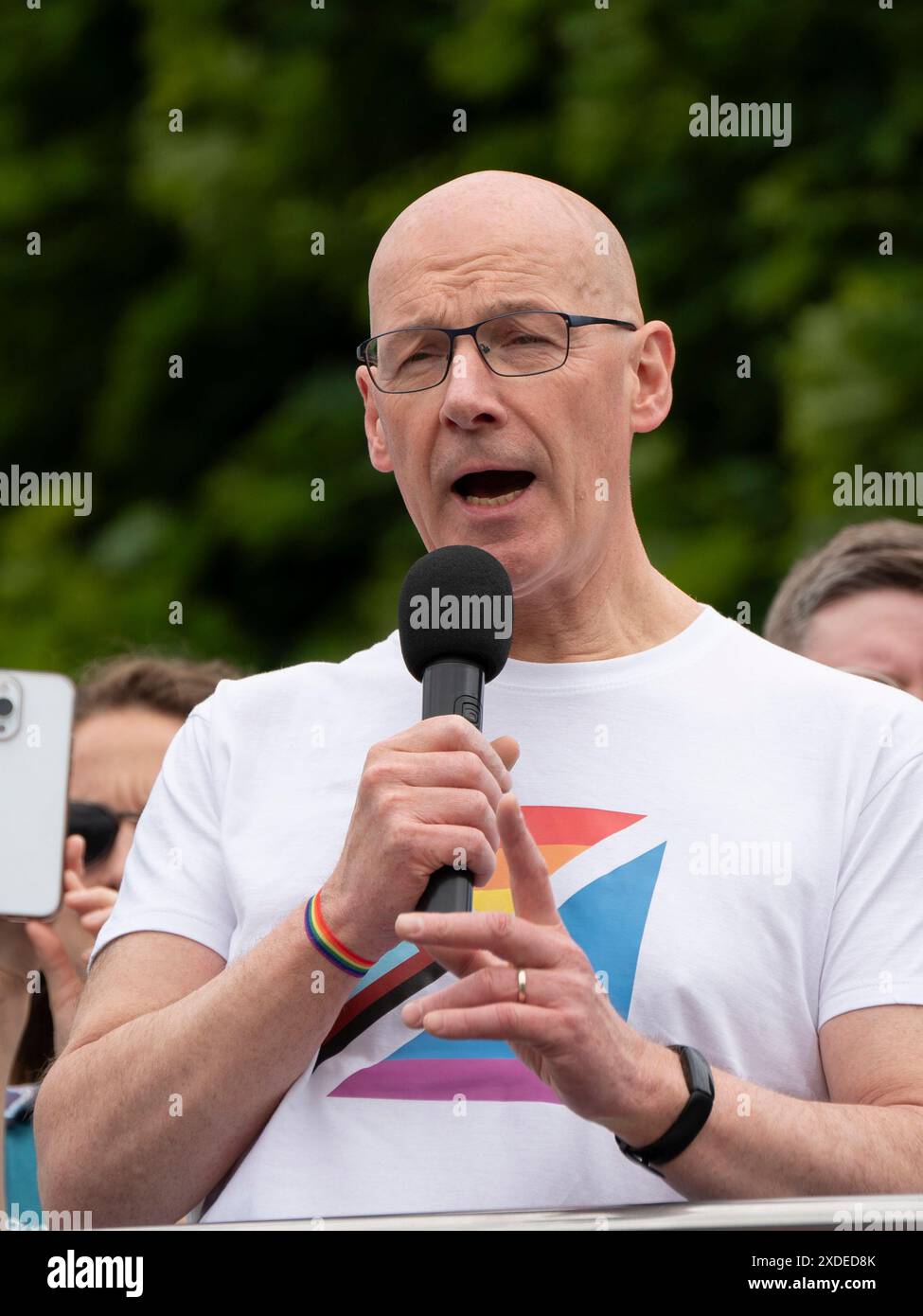 Edinburgh, Scotland, UK. 22nd June 2024. Edinburgh Pride March Drews
