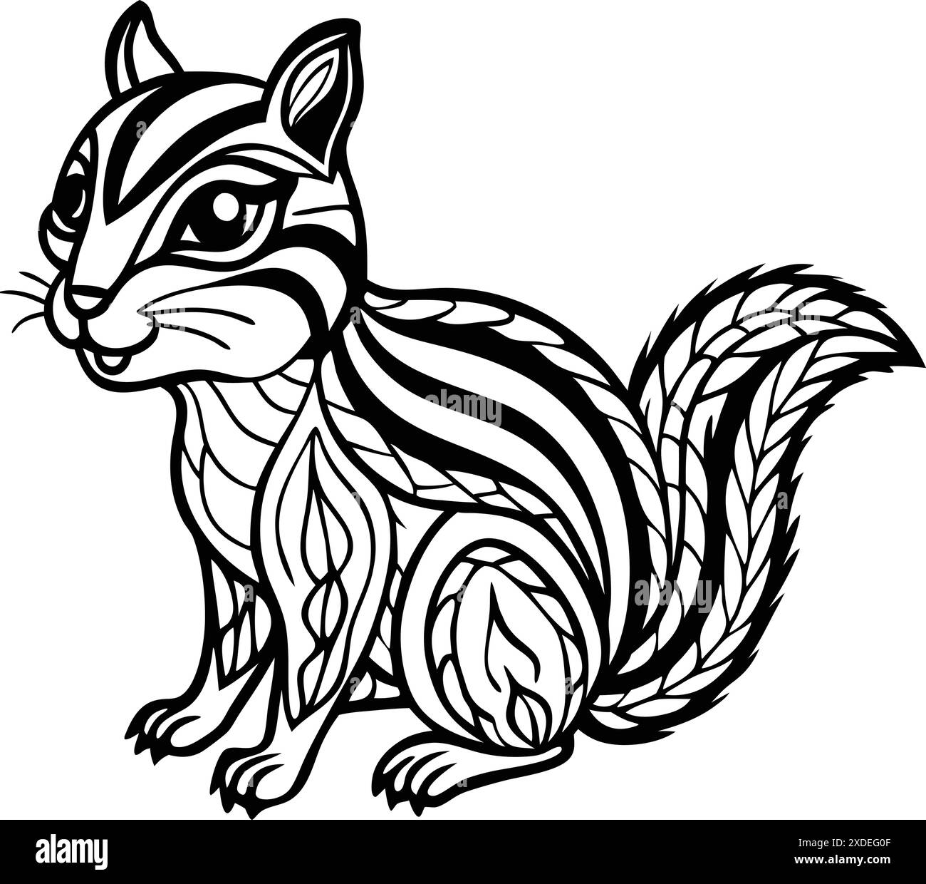 animal mandala coloring pages for stress relief Stock Vector Image