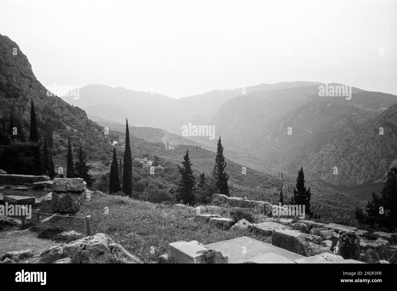 Delphi Gorge, Greece, Europe. Stock Photo
