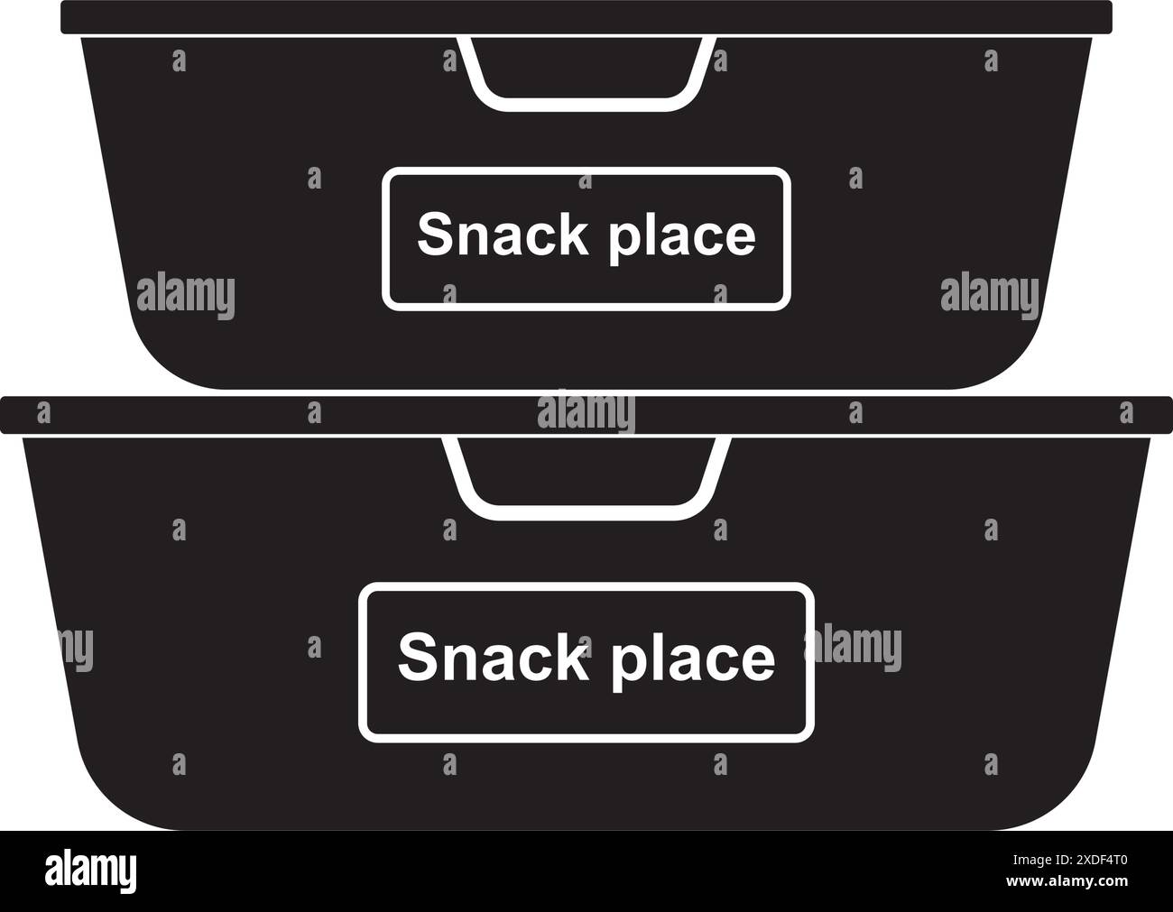 Simple school lunchbox Stock Vector Images - Alamy