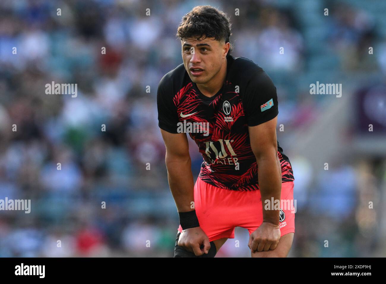 Caleb Muntz of Fiji during the Killik Cup match Barbarians vs Fiji at