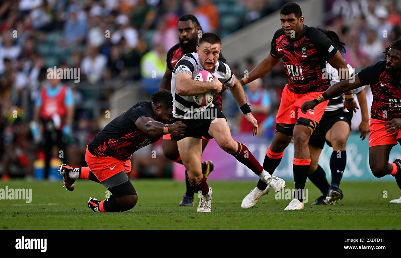 Twickenham . United Kingdom. 22 June 2024. Killick cup, Barbarians V