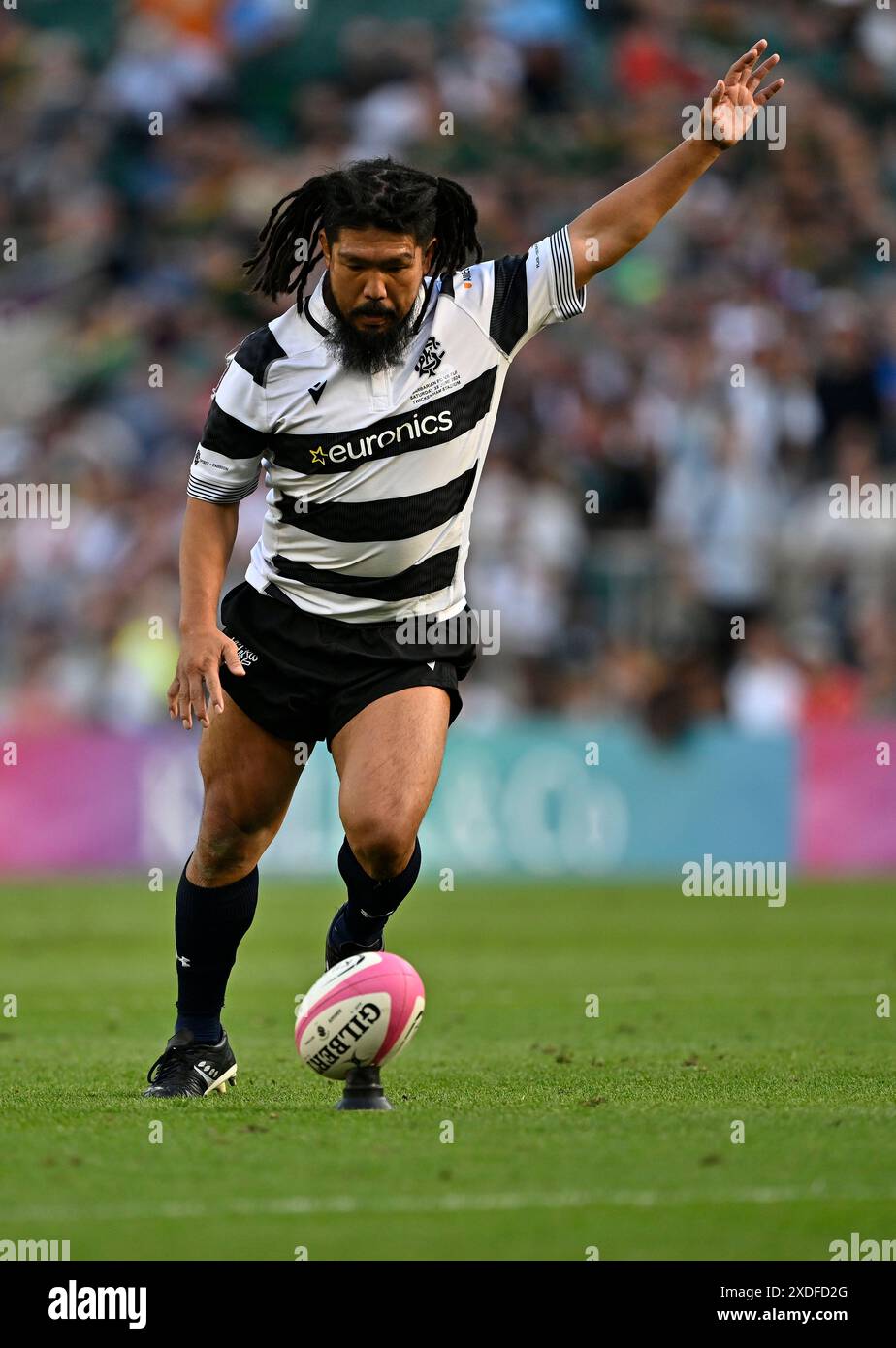 Twickenham . United Kingdom. 22 June 2024. Killick cup, Barbarians V