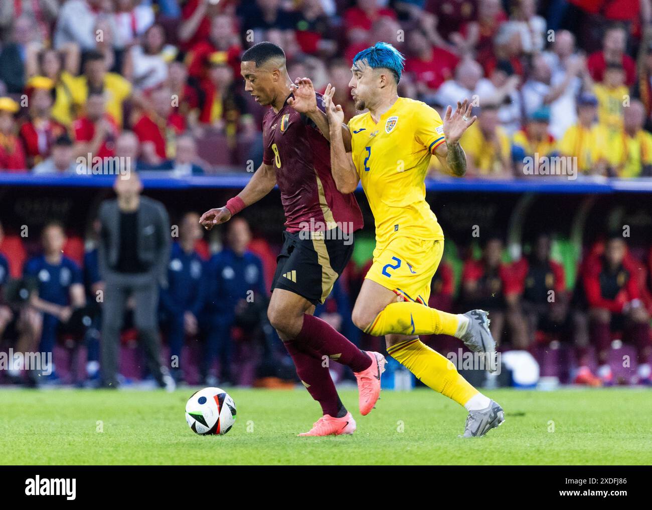 Koeln, RheinEnergieStadion, 22.06.2024: Youri Tielemans of belgium ...