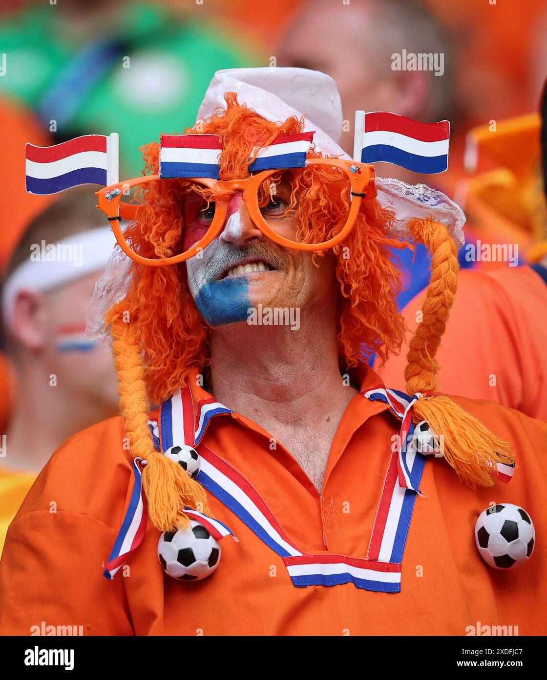 LEIPZIG, GERMANY - JUNE 21: Netherlands Fans during the UEFA EURO 2024 ...