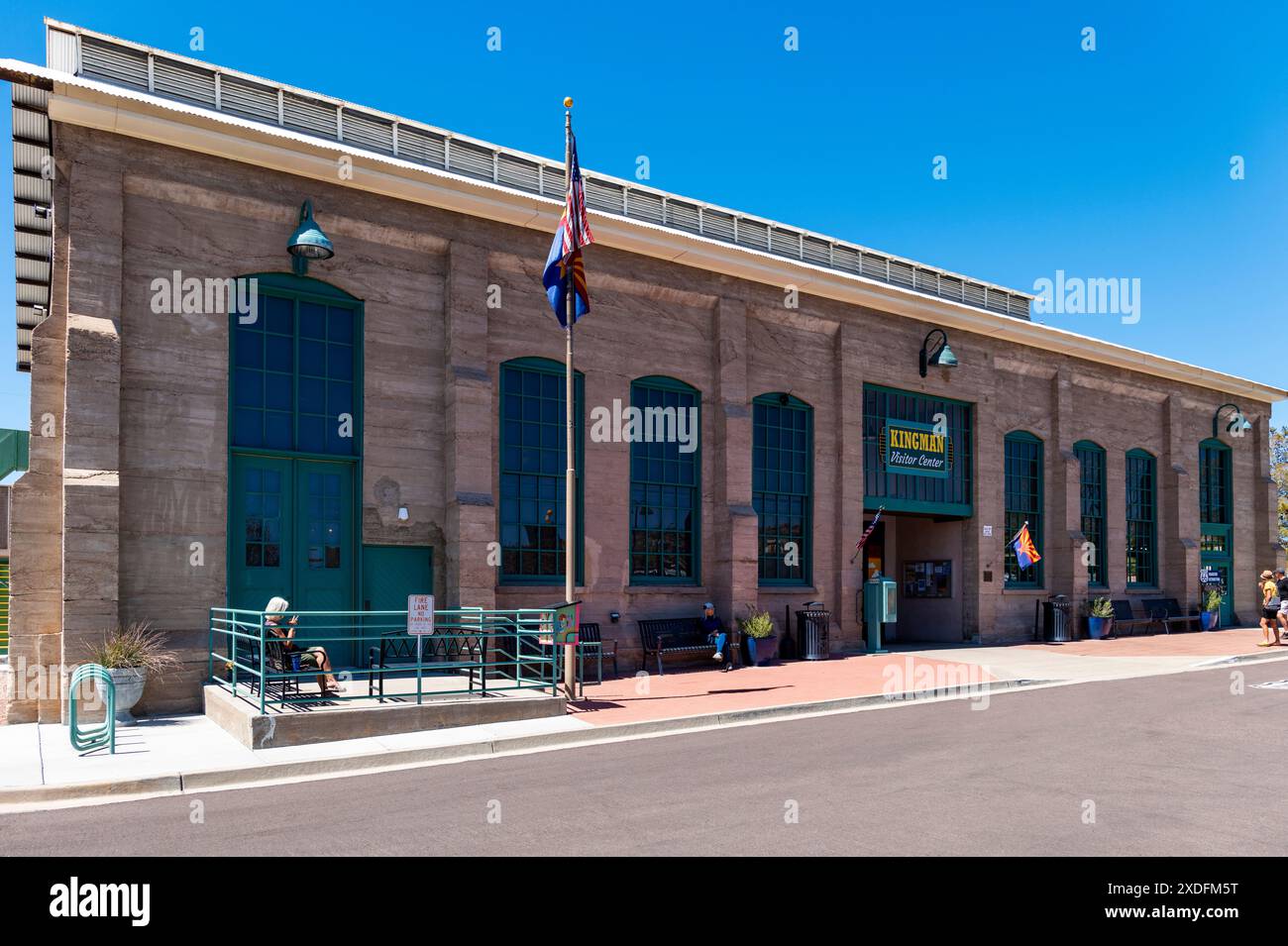 Exterior view of Arizona Route 66 Museum; Kingman; Arizona; USA Stock Photo - Alamy