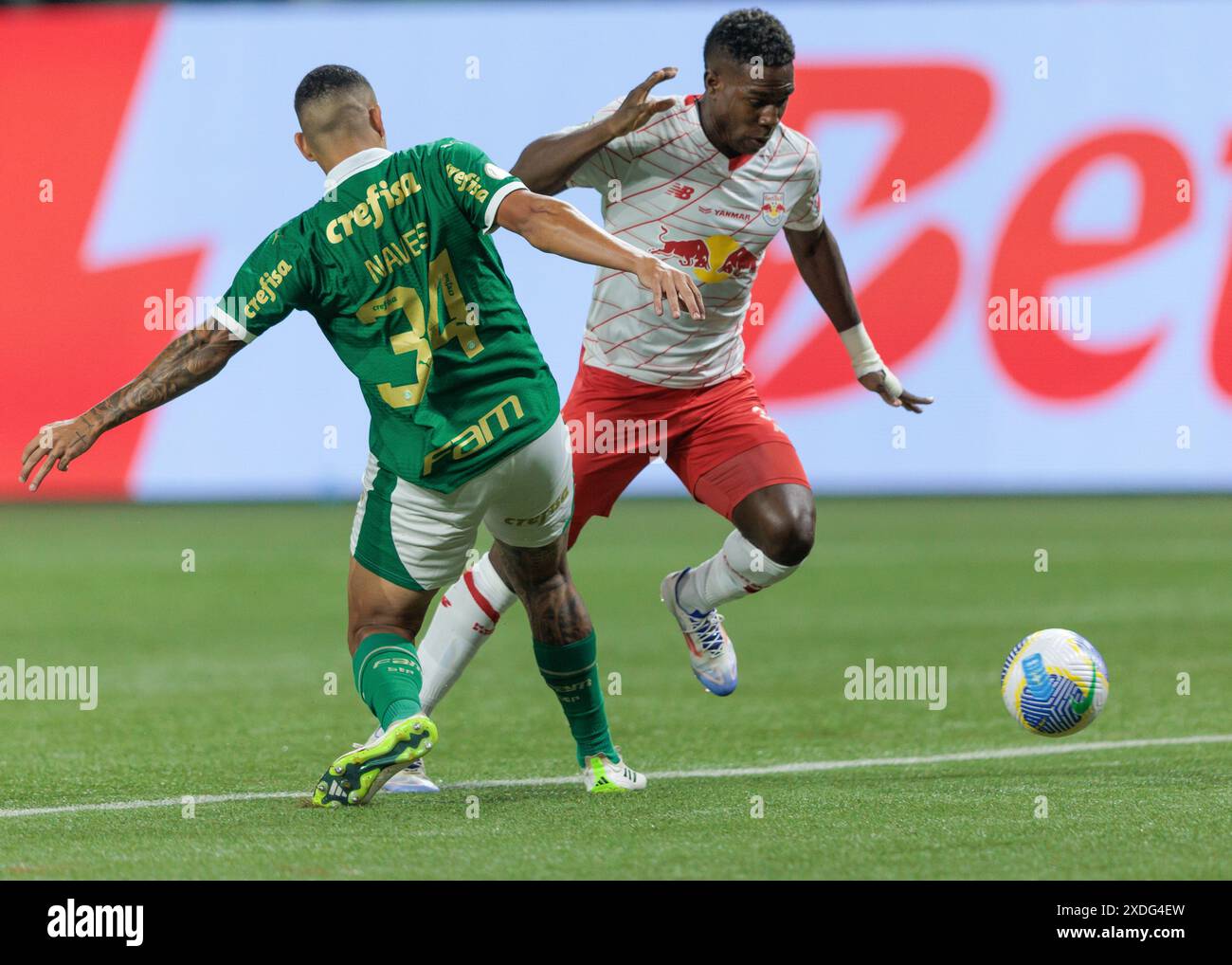 occer - Brazilian Championship - Palmeiras vs. Red Bull Bragantino ...