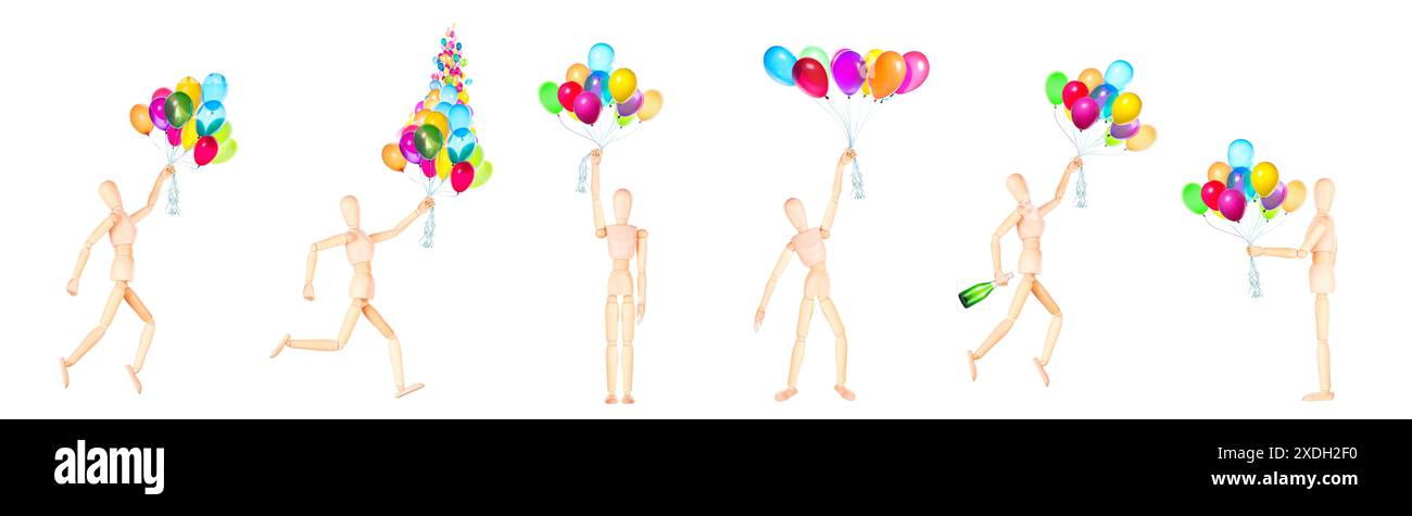 Standing Airz Mermaid Foil Balloon - 65cm X 56cm X 36cm | The Base - View #12