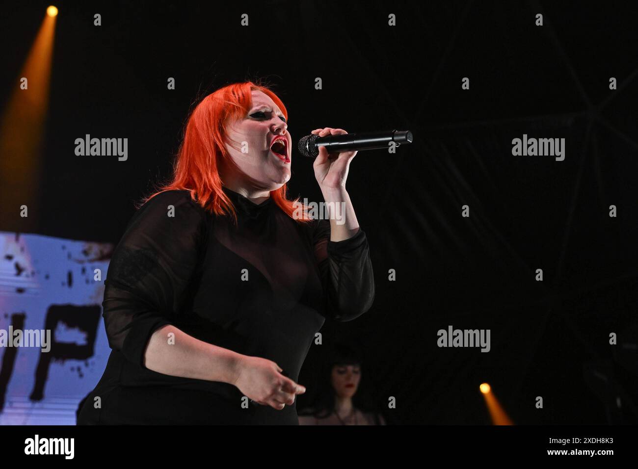 Music Concert - Gossip Live Tour 2024 Beth Ditto during the Gossip Live ...