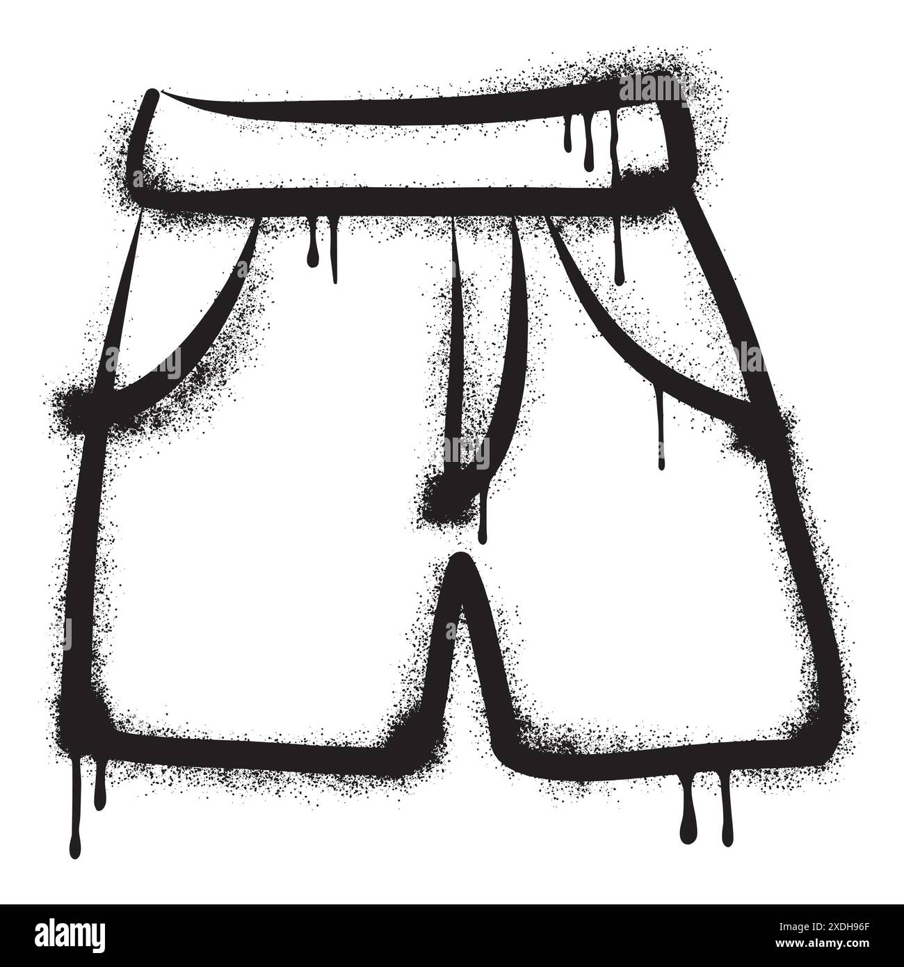 Birdy Trousers - Graffiti Art Print