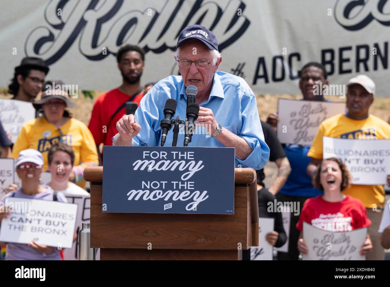 June 22, 2024, New York, New York, United States Senator Bernie