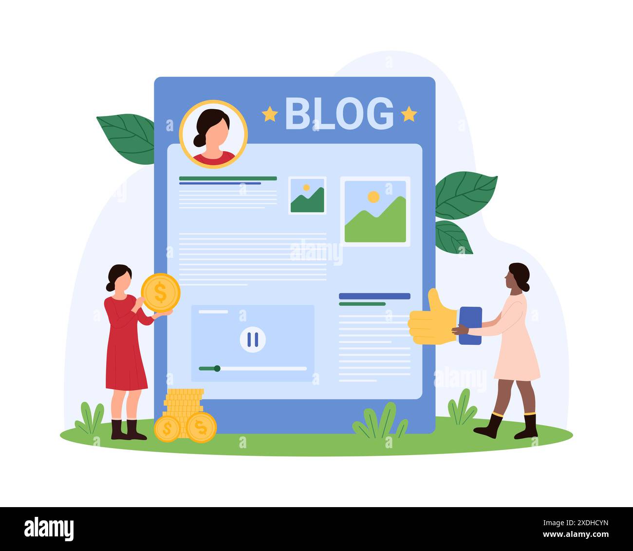 Content monetizing Stock Vector Images - Alamy