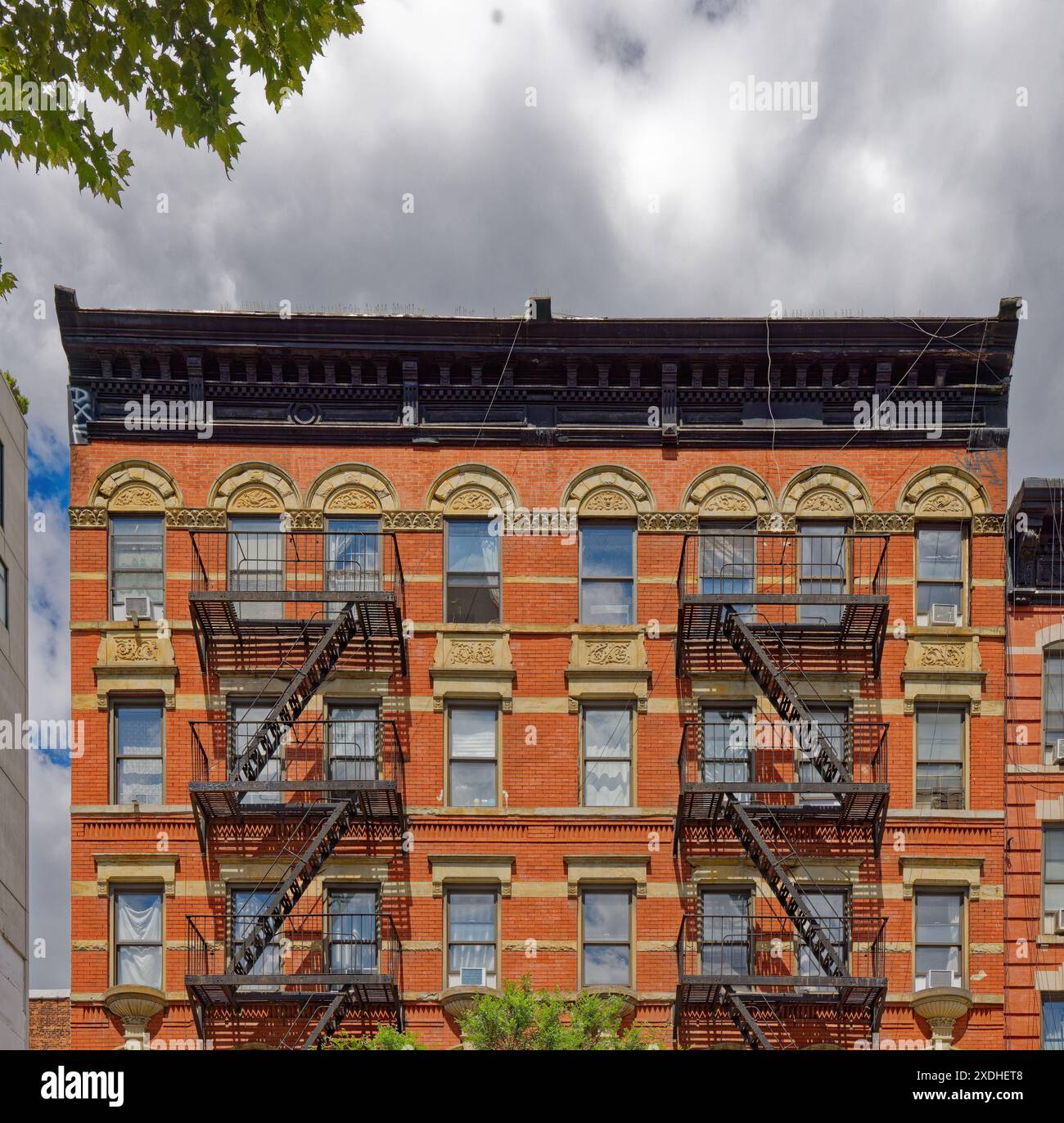 NYC Chinatown 13 Essex Street, a sixstory brick apartment building