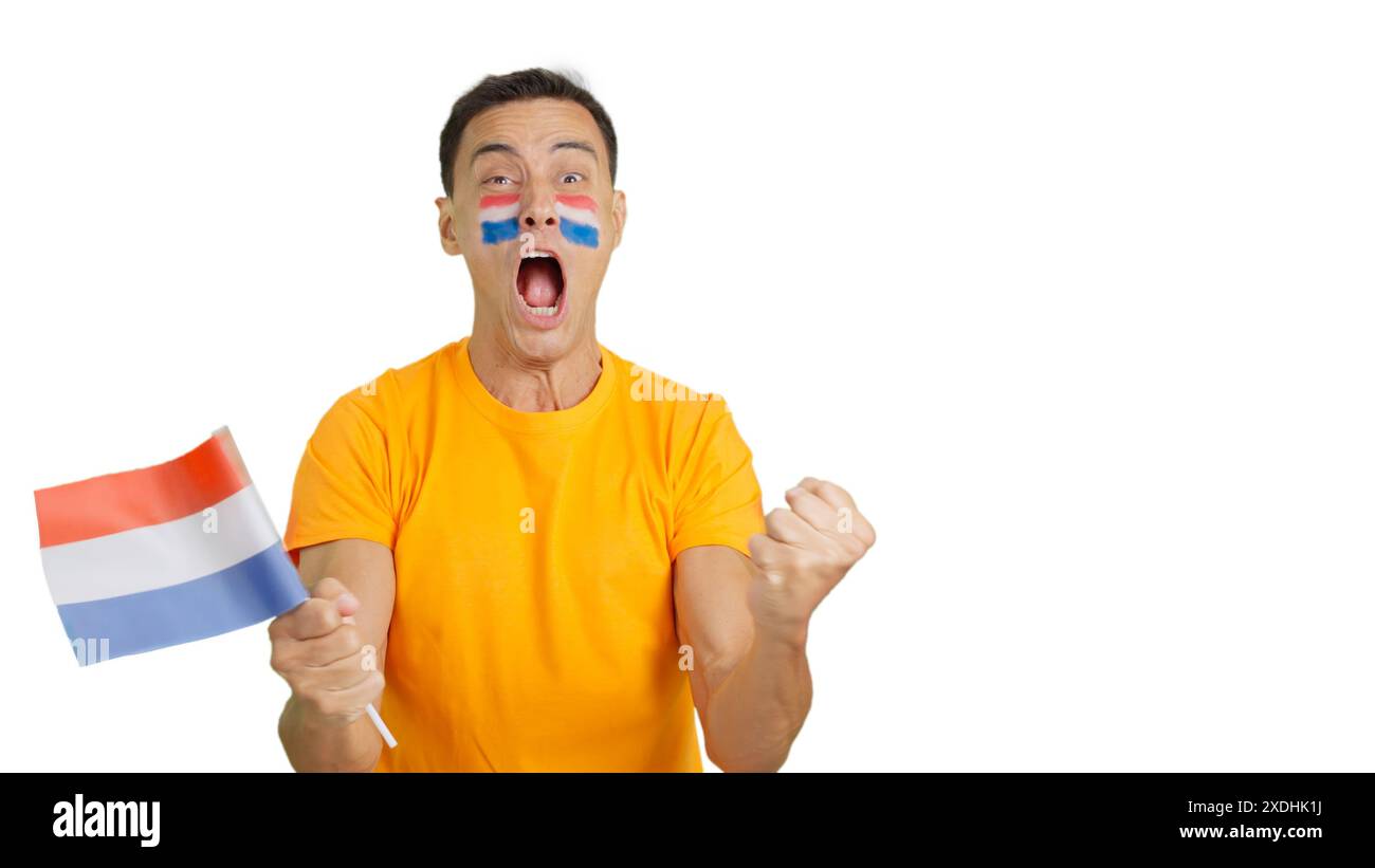 Man cheering holland screaming hi-res stock photography and images - Alamy