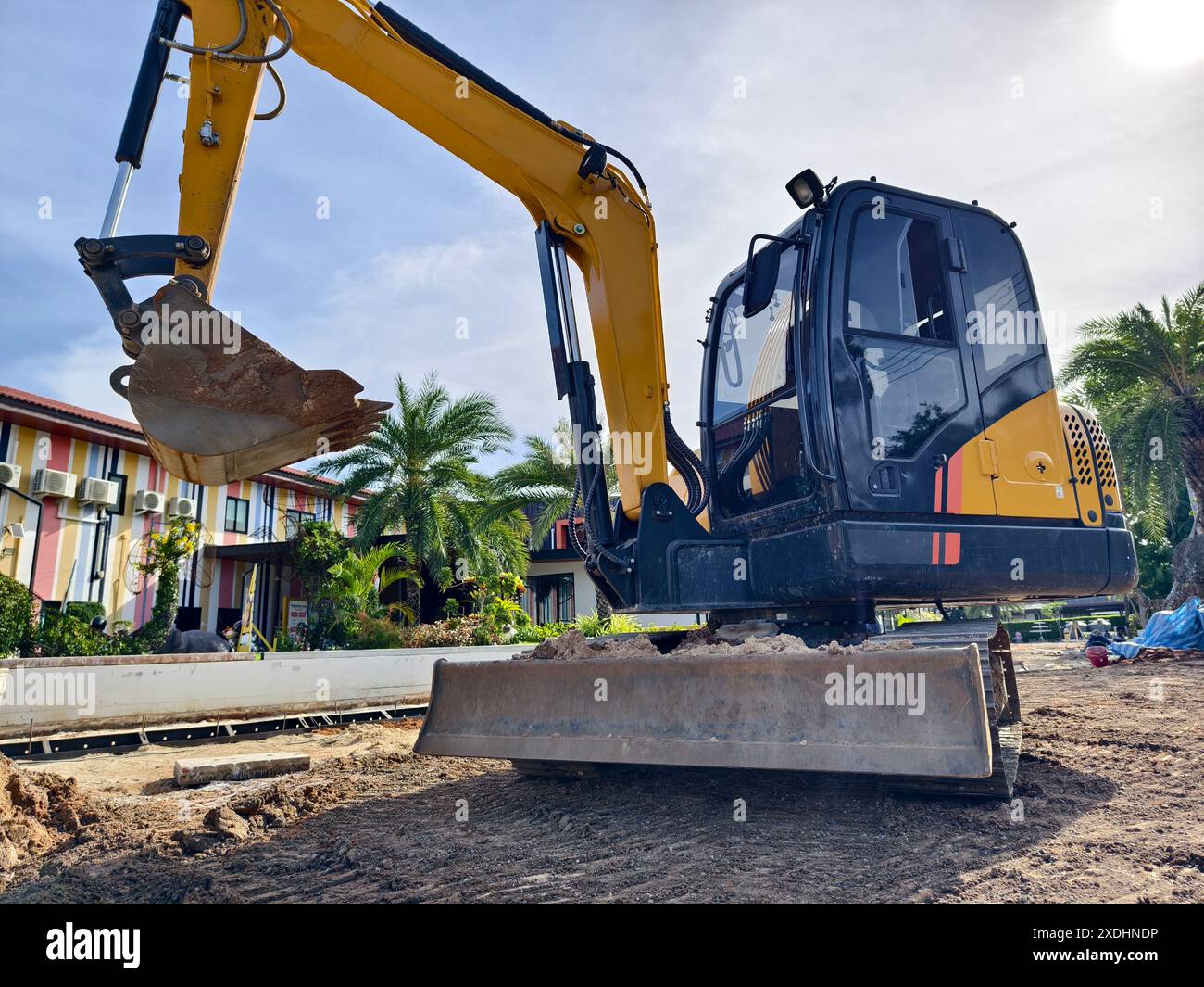 Constructon Machine Construction machinery machine machines plant hi-res stock photography ...