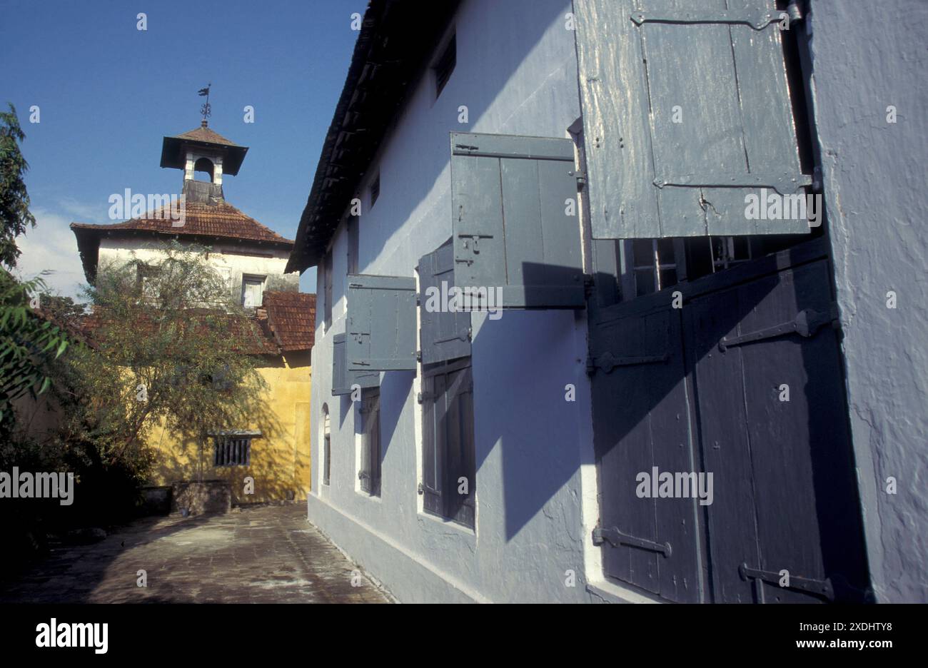 old colonial Buildings at the Fort in the city of Kochi or Cochin in ...