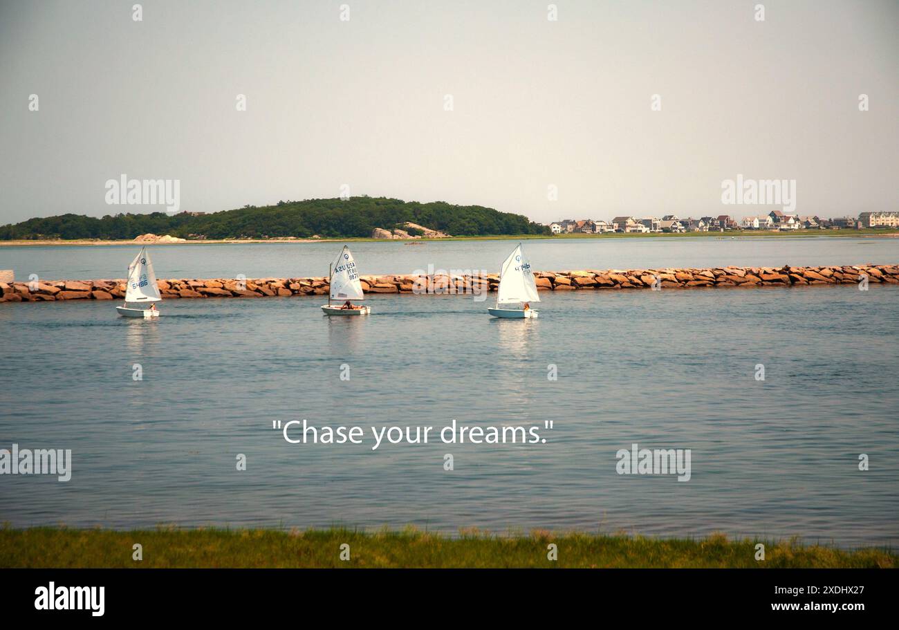 Ocean scenes always help with calmness. Stock Photo