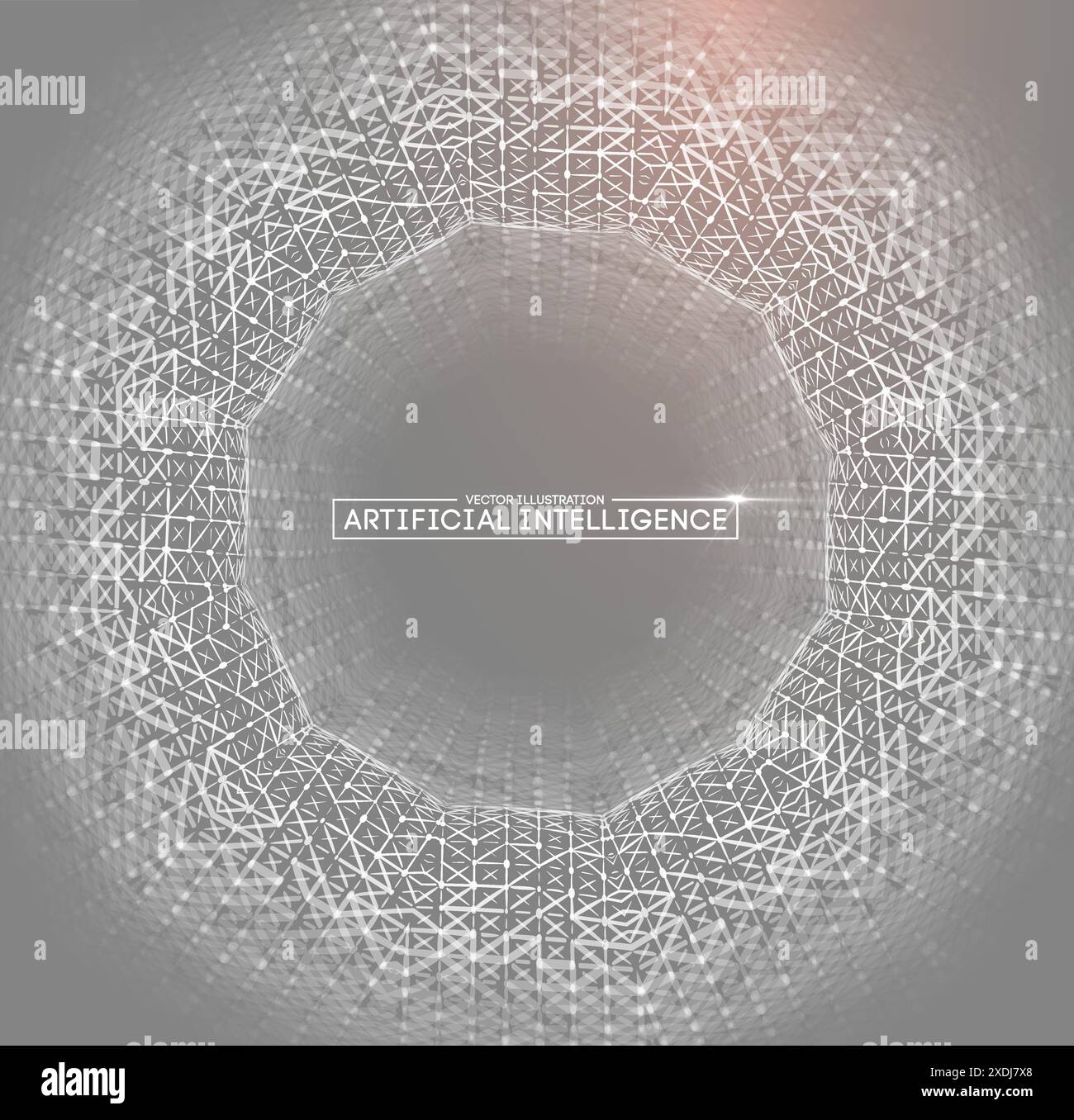 Advanced technology network representation Stock Vector Images - Alamy