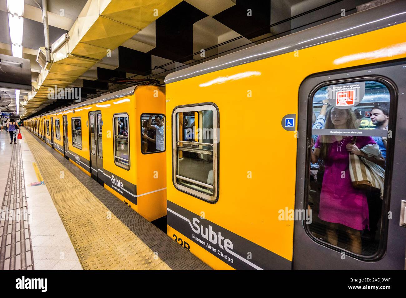 metropolitan railway of Buenos Aires, Subte, republica Argentina, South ...