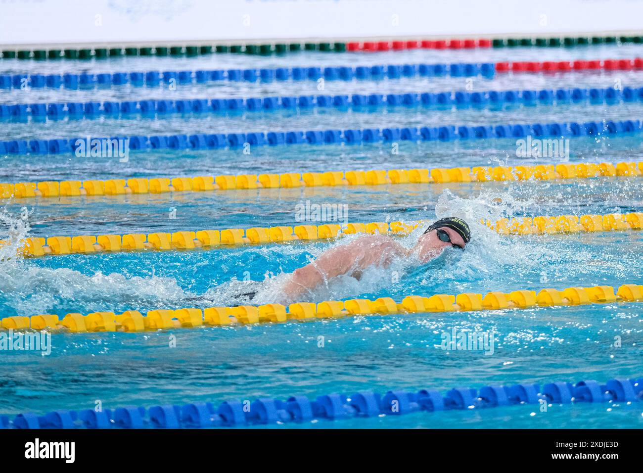 Lukas Maertens of Germany in action during the Men's 800m Freestyle