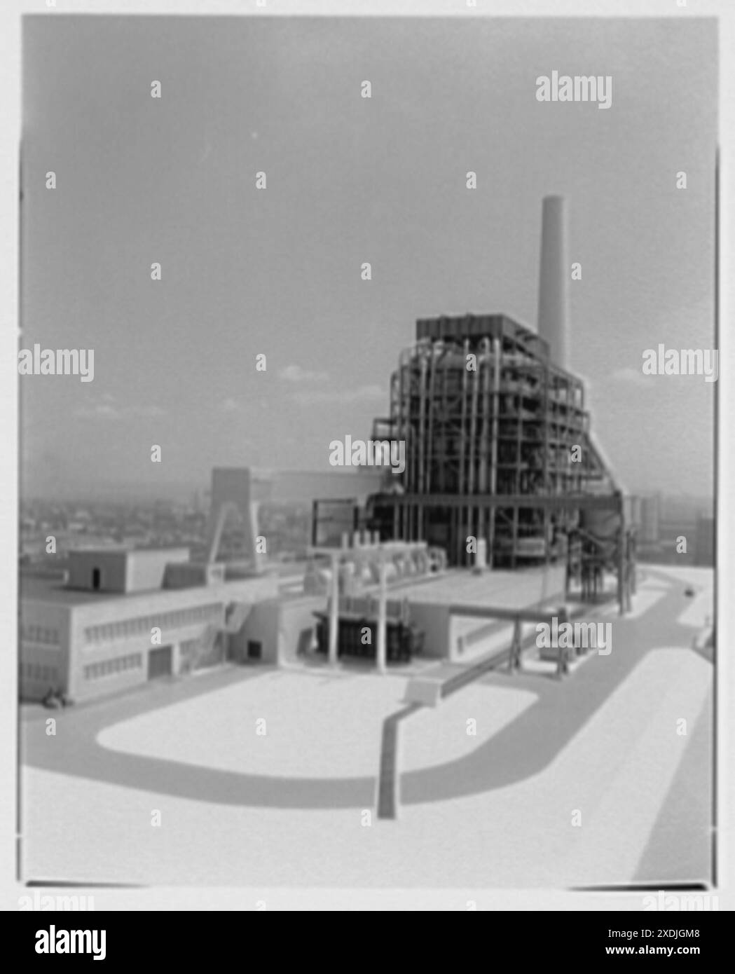 Hudson generating station. Model IV. GottschoSchleisner Collection Stock Photo Alamy