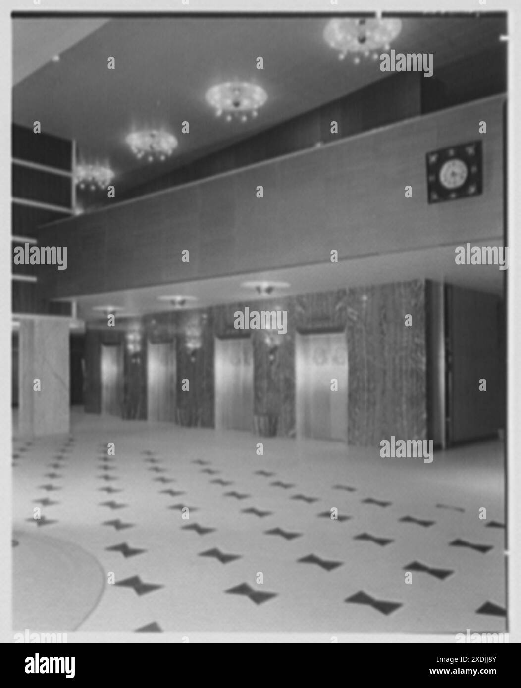 Elevator hotel lobby Black and White Stock Photos & Images - Alamy