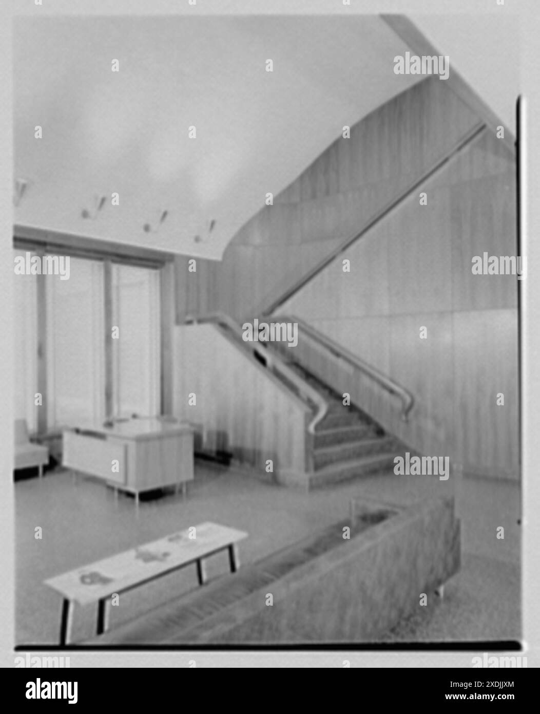 New Jersey Turnpike, administration building. Lobby III. Gottscho ...