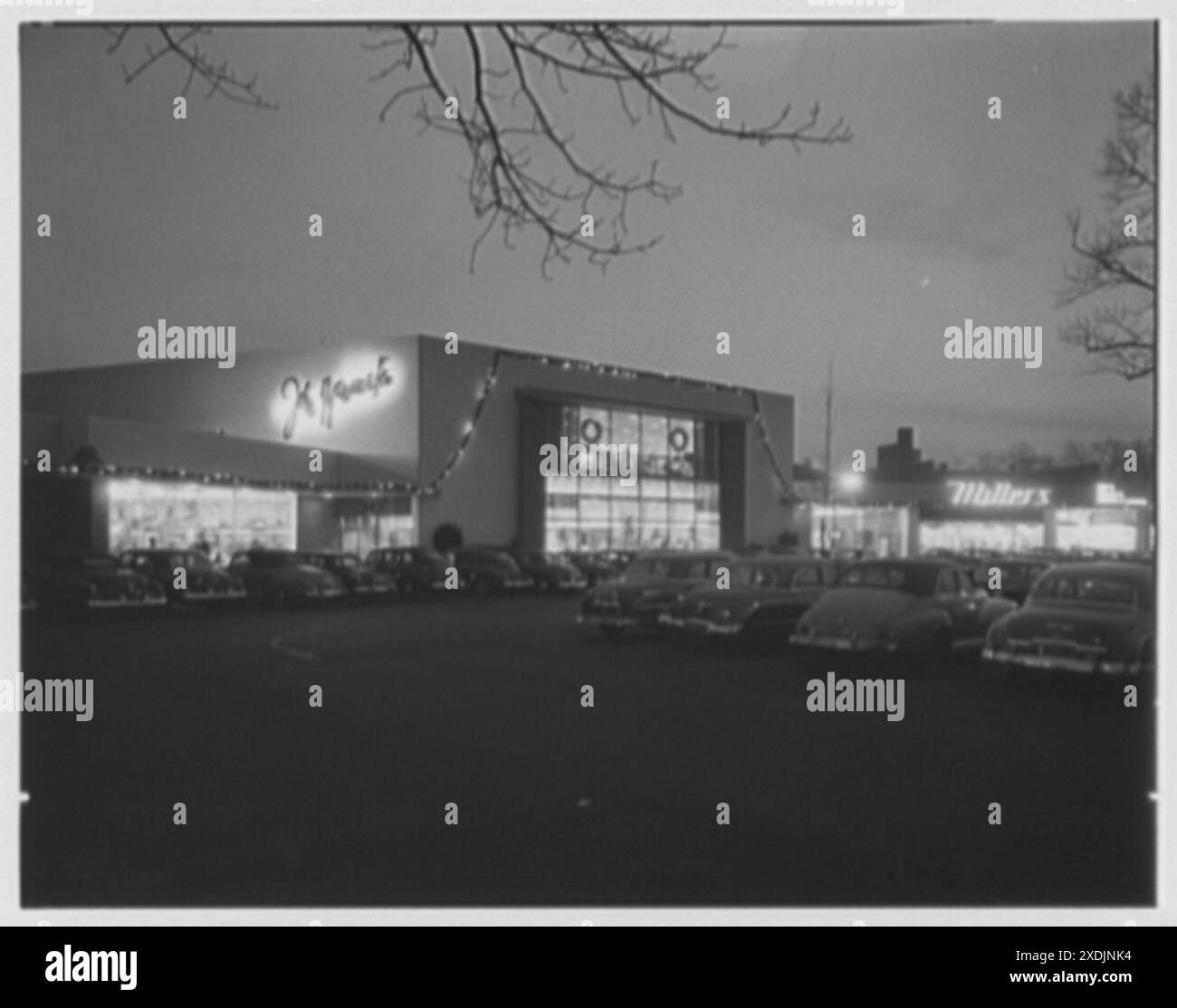 Shopping center, Great Neck, Long Island, New York. Wanamakers III