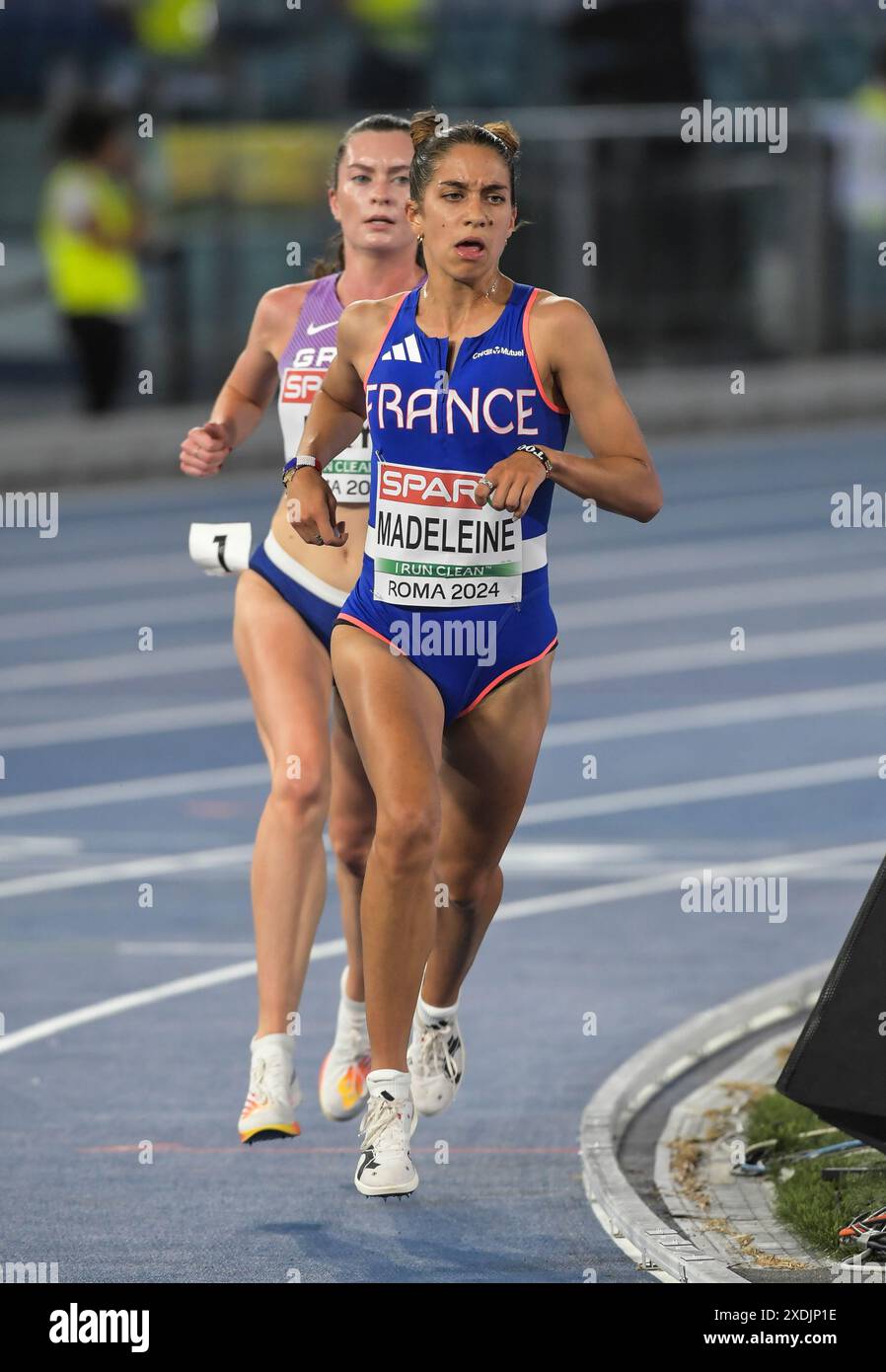Sarah Madeleine of France competing in the womens 5000m at the European