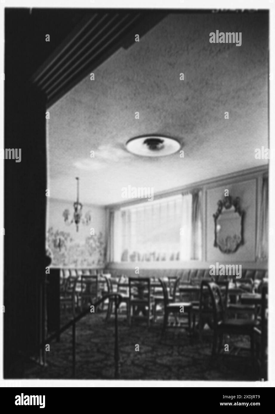 Stouffer's restaurant, E. 42nd St., New York City. Ceiling detail ...