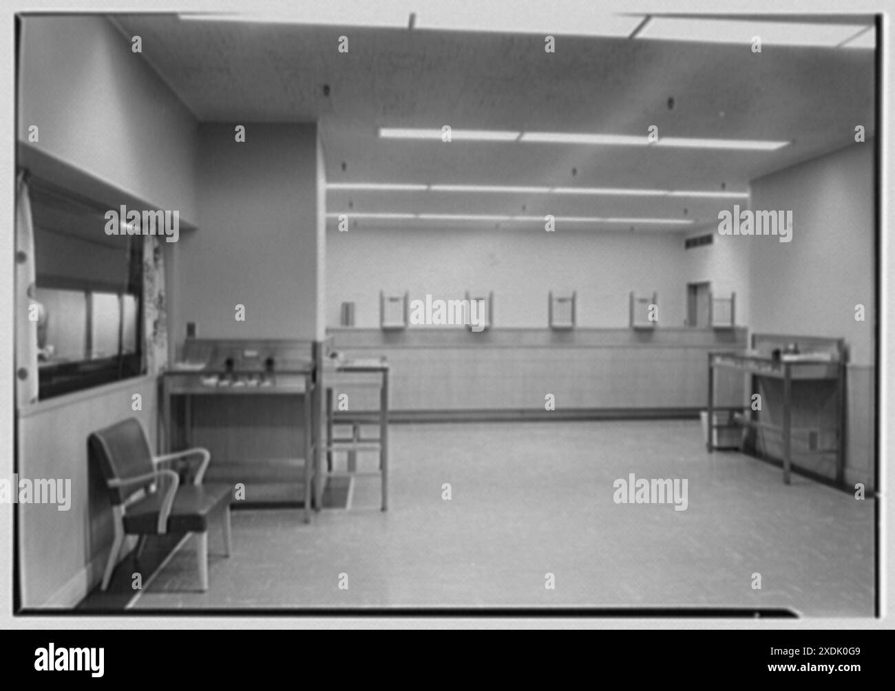 Bankers Trust Co., W. 51st St., New York City. Payroll counters ...