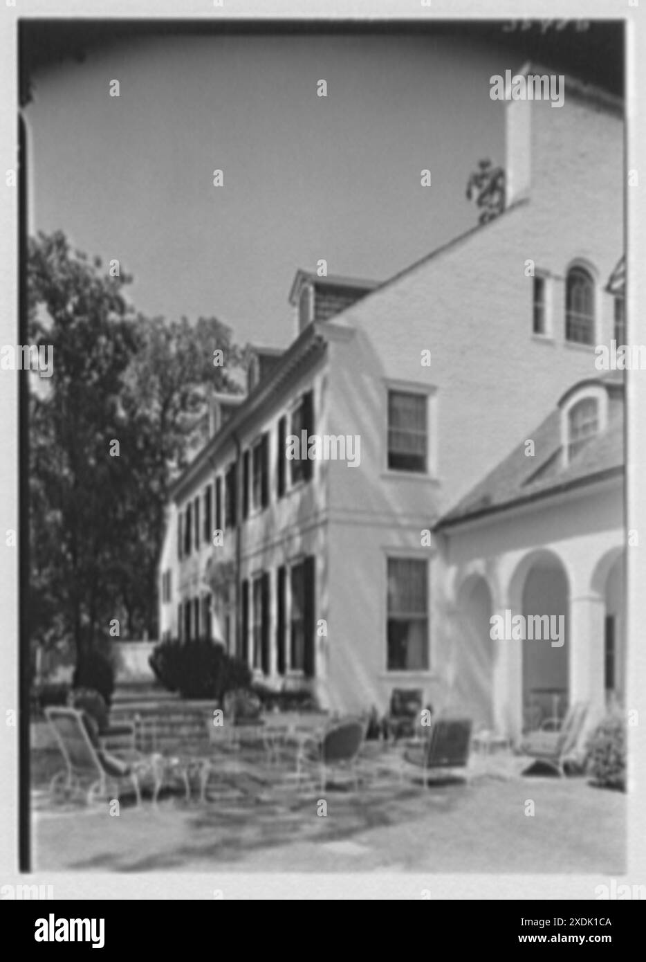 Charles S. Robertson, residence in Lloyd Harbor, Long Island. Rear