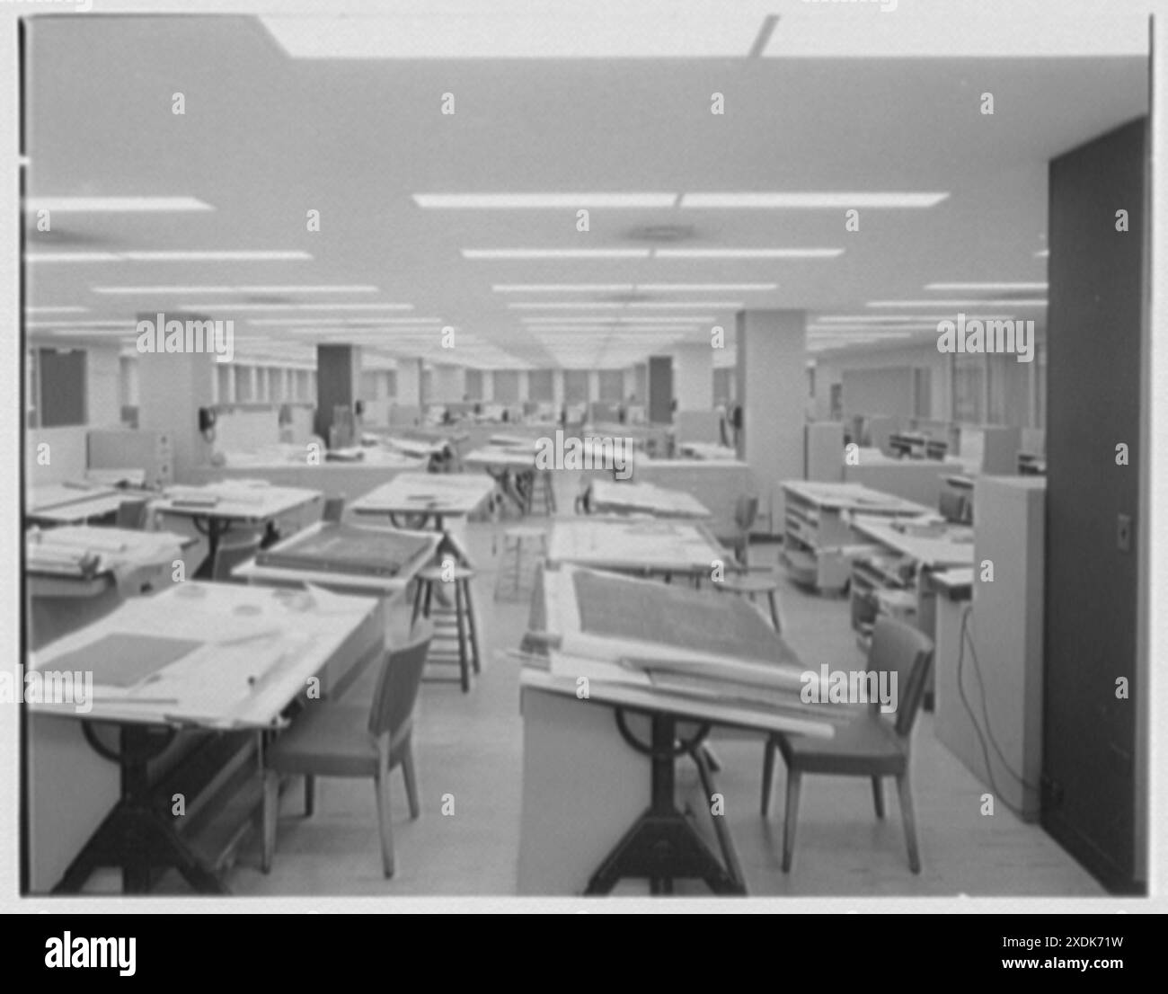 Raymond Loewy Corporation. Drafting room. Gottscho-Schleisner ...