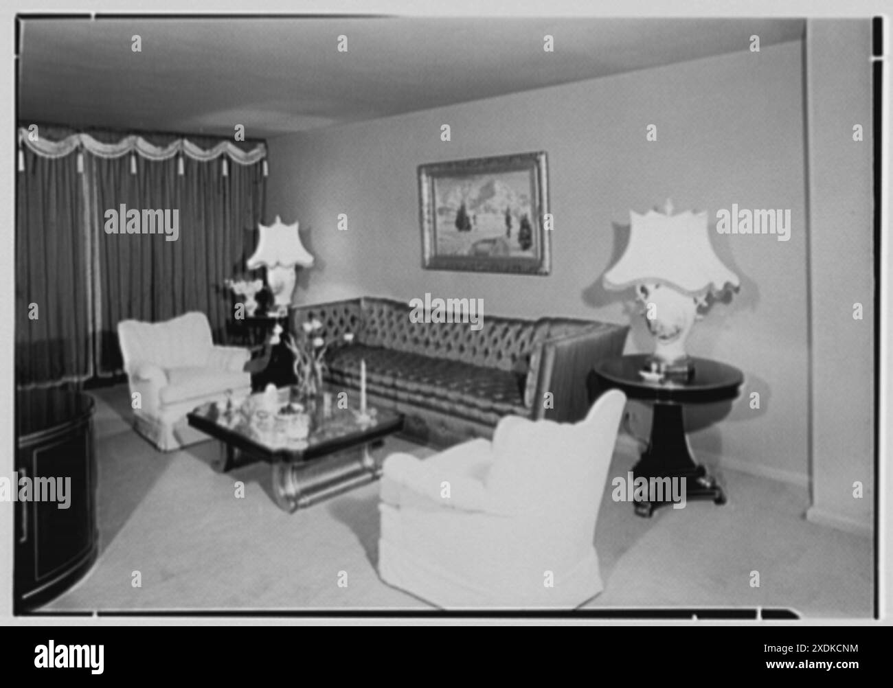 Alfred Post, residence at 263 West End Ave., New York City. Living room ...