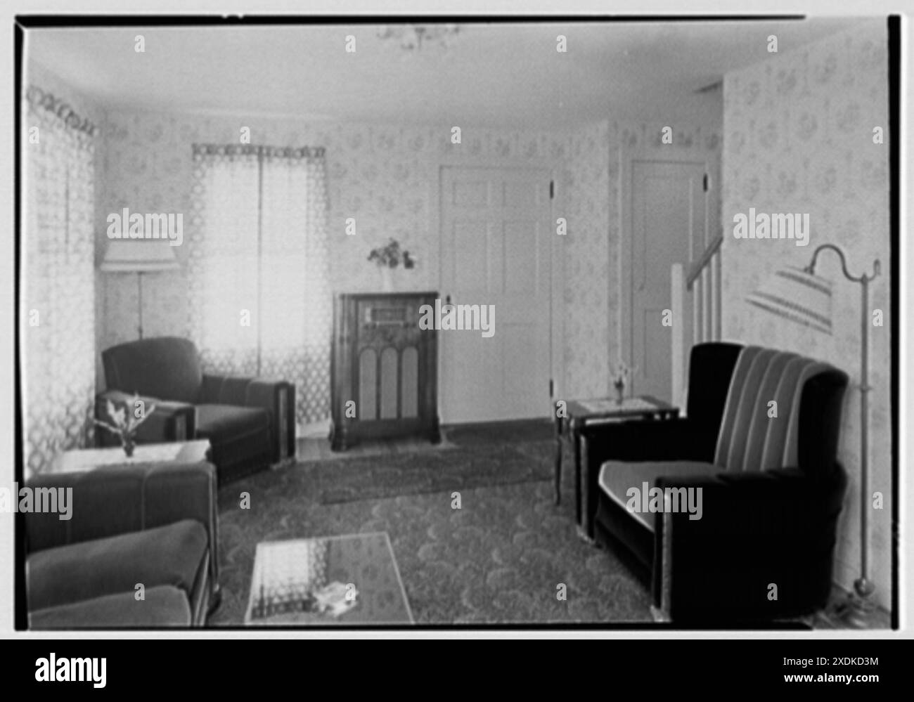 New Brunswick Housing Authority. Reed Court, apartment J, living room I
