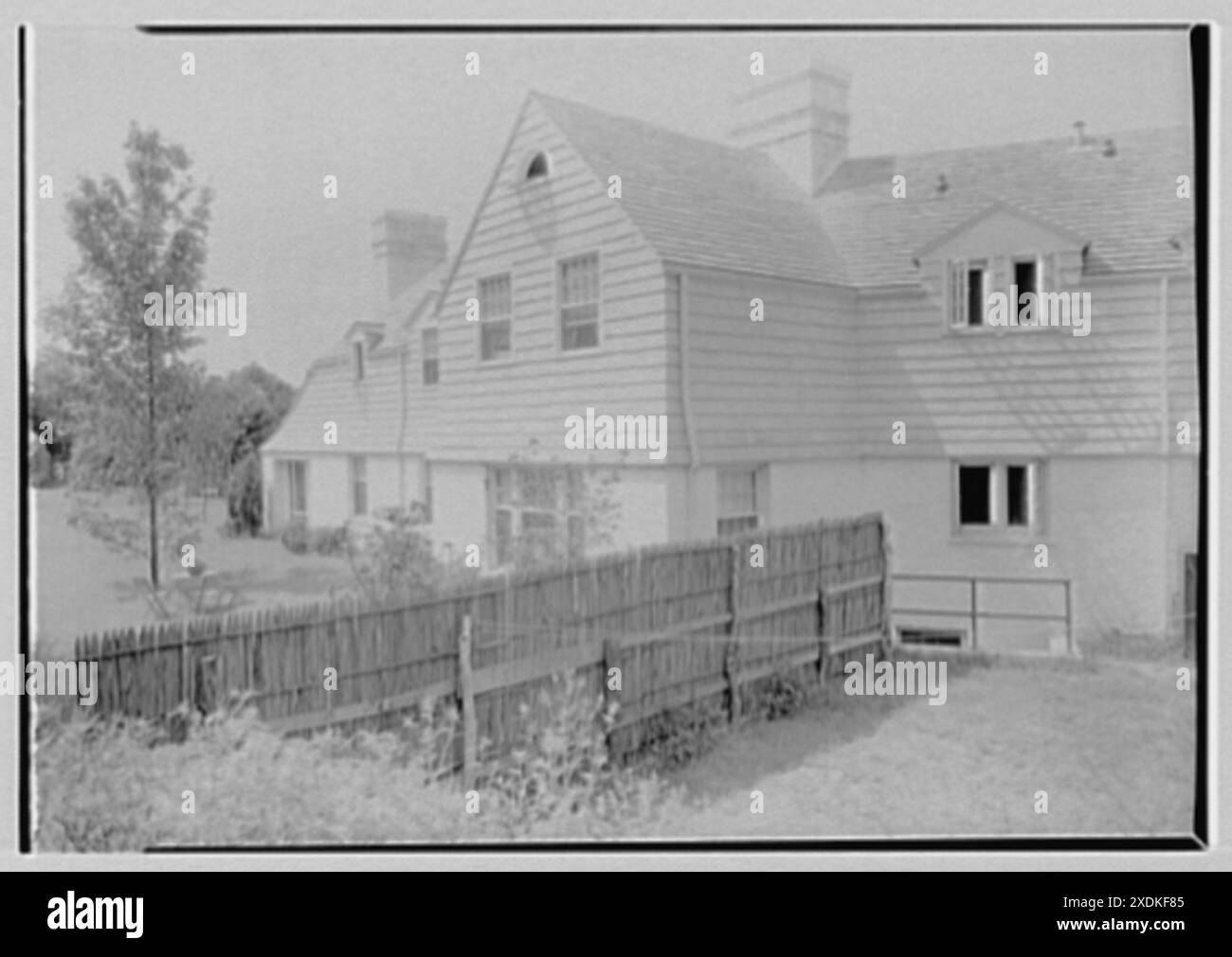 Elisha Dyer, residence in Brookville, Long Island. Rear exterior from