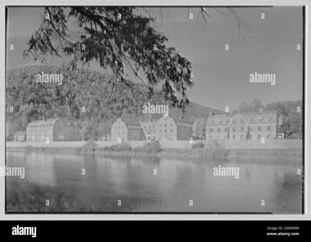 Kent School, Kent, Connecticut. North dormitory, library and auditorium ...