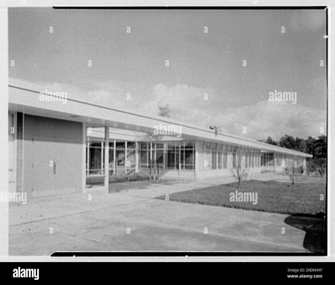 Grout Park School, Hamburg St., Schenectady, New York. South facade