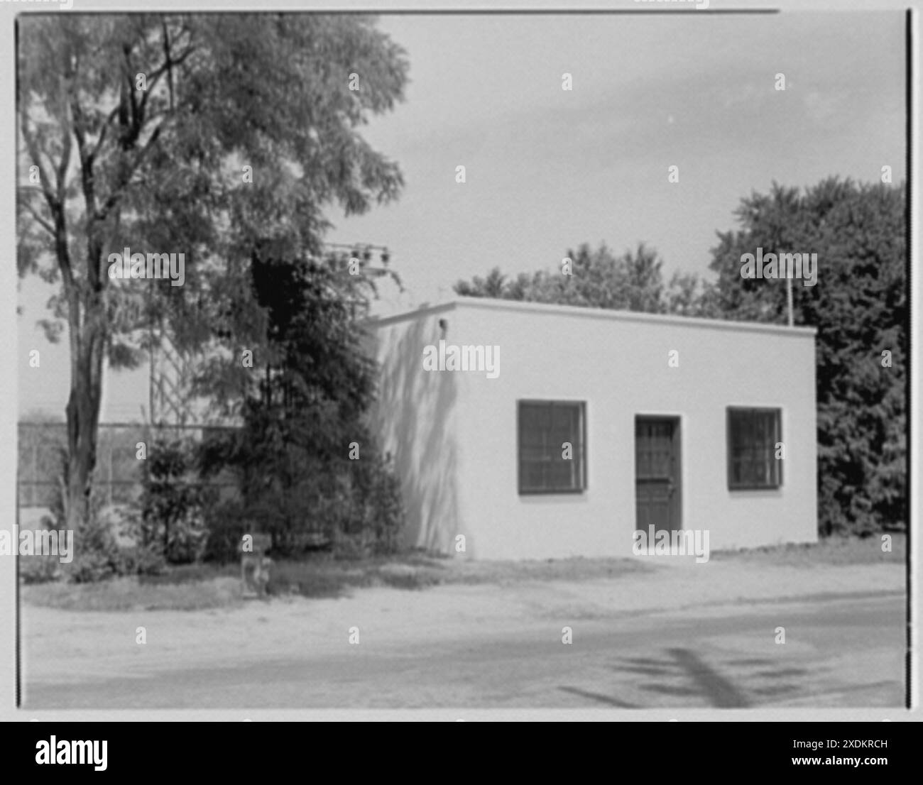 Long Island Light and Power Co. Huntington substation. Gottscho