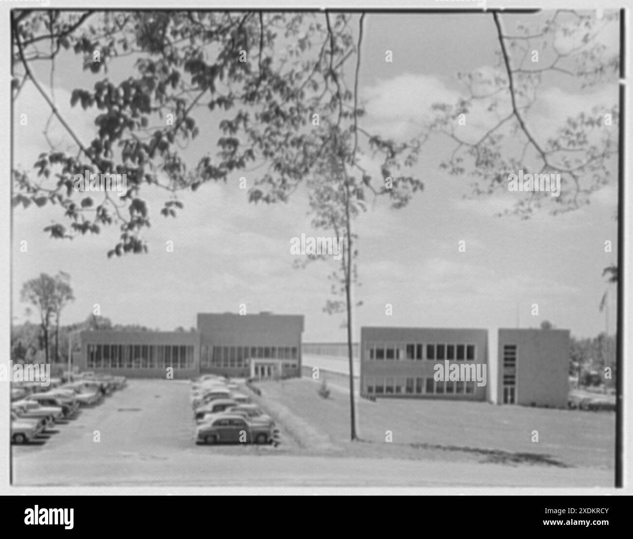 WarnerLambert, Morris Plains, New Jersey. View from hill. GottschoSchleisner Collection Stock