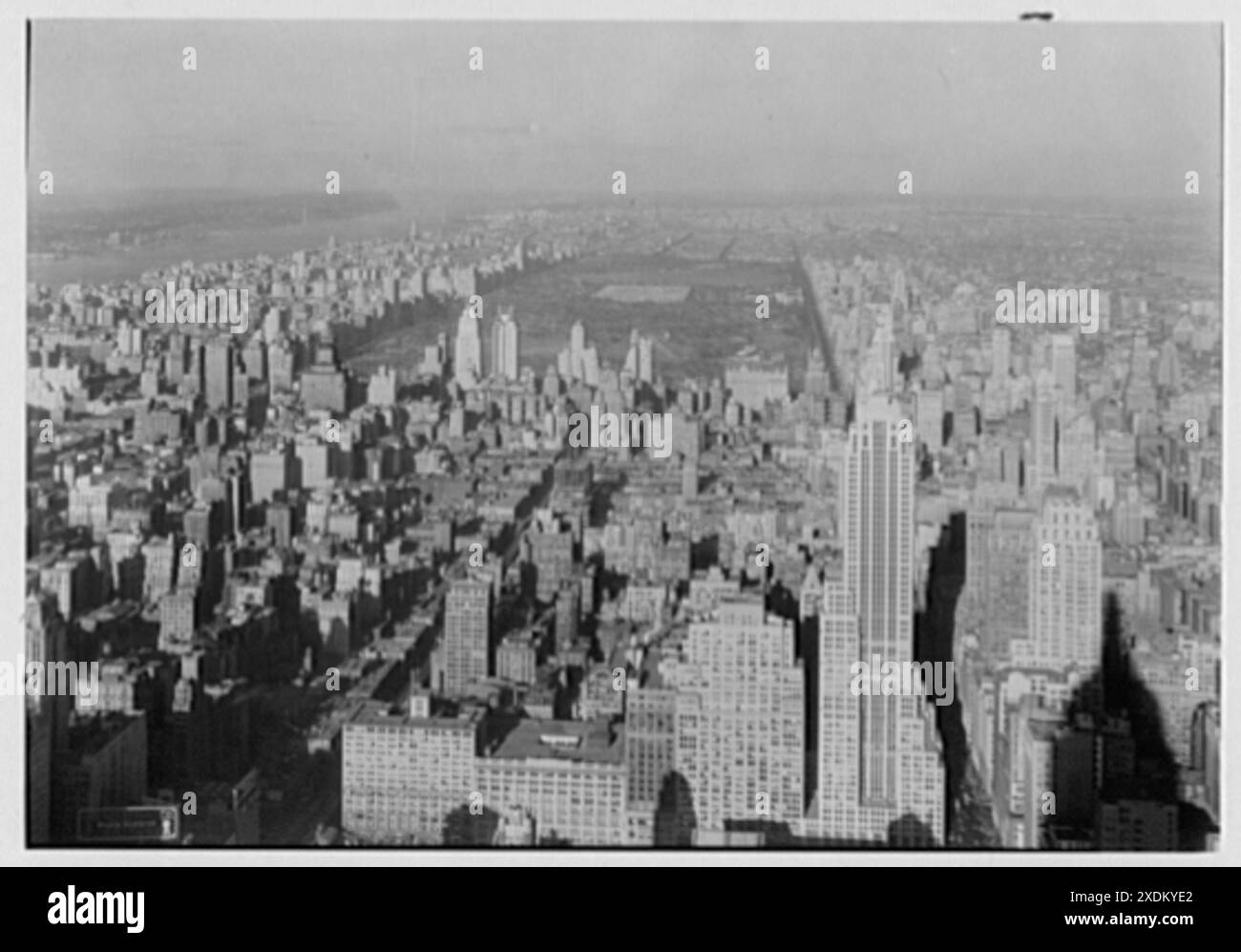Empire State Building. [View from], to Central Park. Gottscho ...