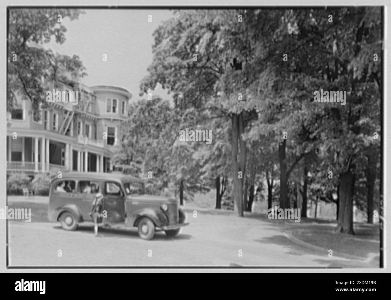 Holy Child School, Suffern, New York. School bus. GottschoSchleisner