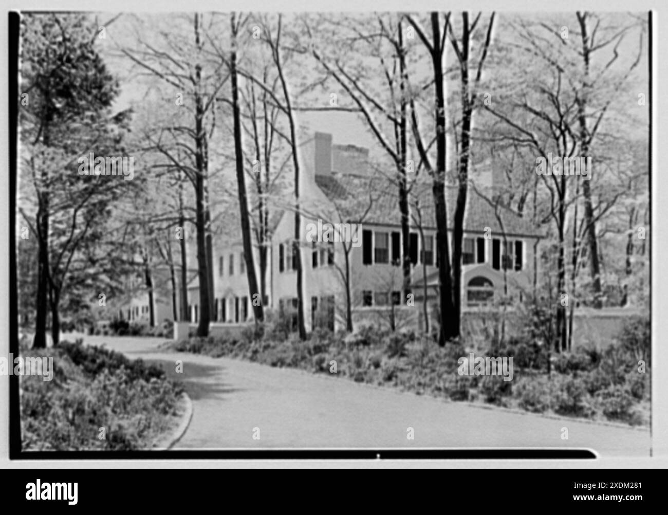 Charles S. Robertson, residence in Lloyd Harbor, Long Island. View from