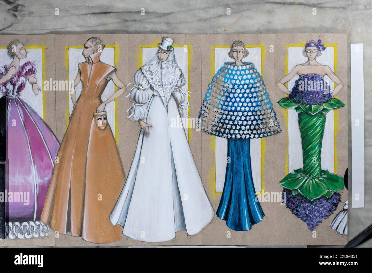 sachin and babi light blue dress Fashion Sketchbook Figure Drawing Poses for Designers: Small sized  sketchbook with fashion sketch templates and 1950s vintage blue dress  illustration (Paperback) main image 0