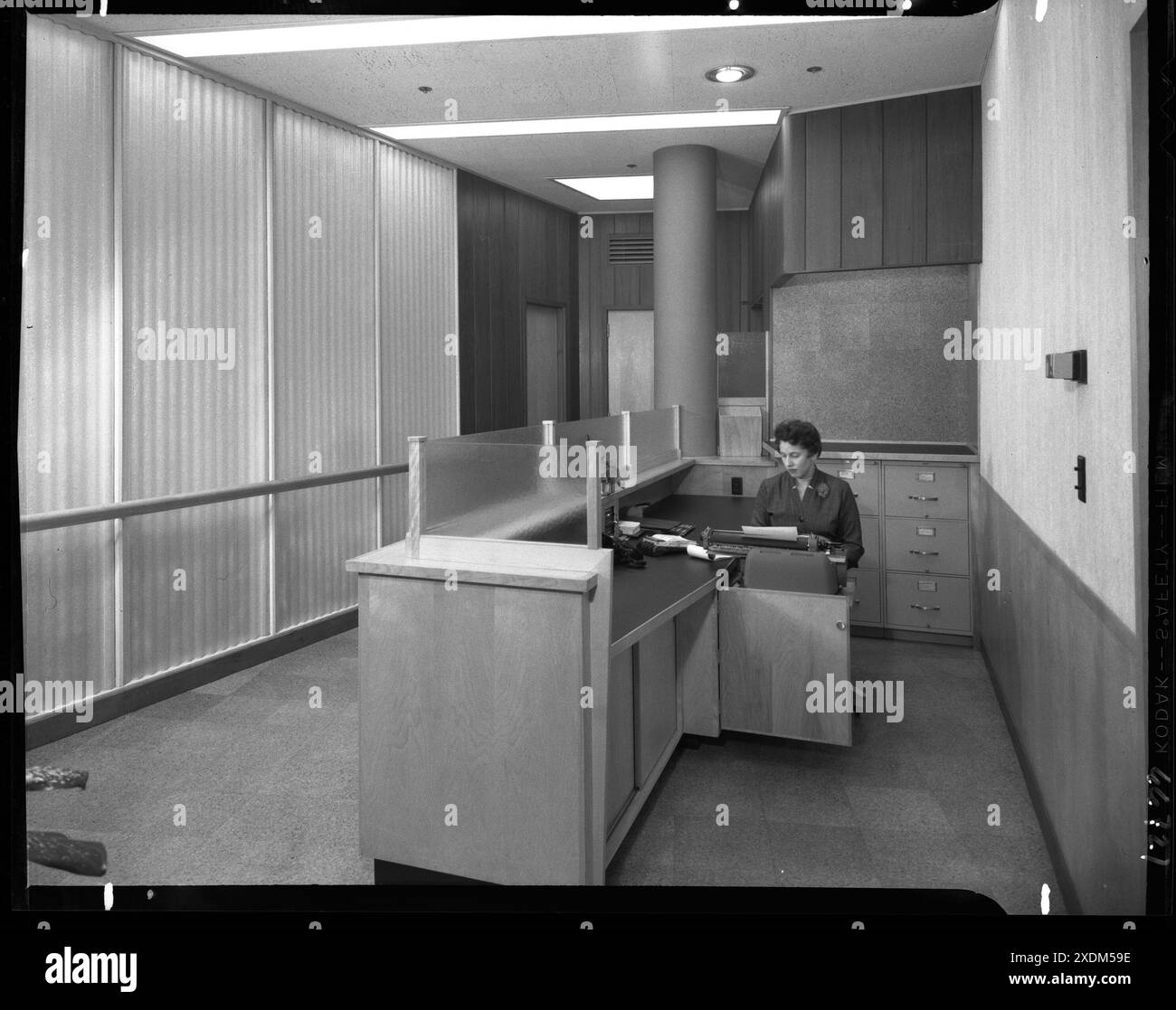 Sherman Rutherford Becton Dickinson, Rutherford, New Jersey. Mr. Sherman's secretary's ...