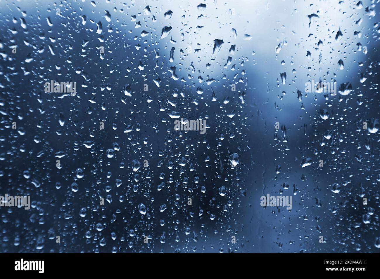 Natural water drops on glass texture Stock Photo - Alamy
